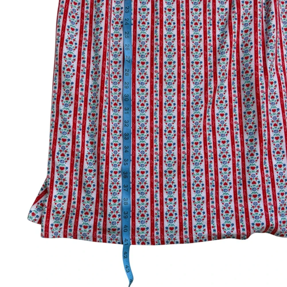 Lanz of Salzburg Girls cotton flannel Tyrolean nightgown Pajamas Sleepwear‎ XL